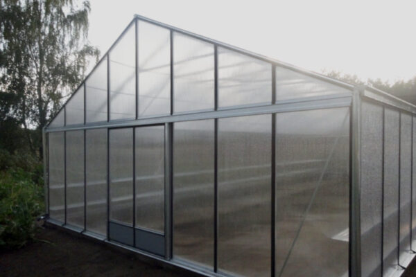 Magna didelis šiltnamis su polikarbonato danga