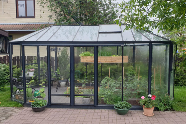 OVALIA aliuminis šiltnamis