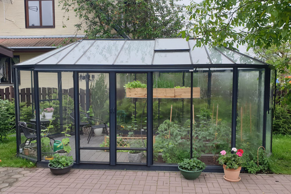 OVALIA aliuminis šiltnamis